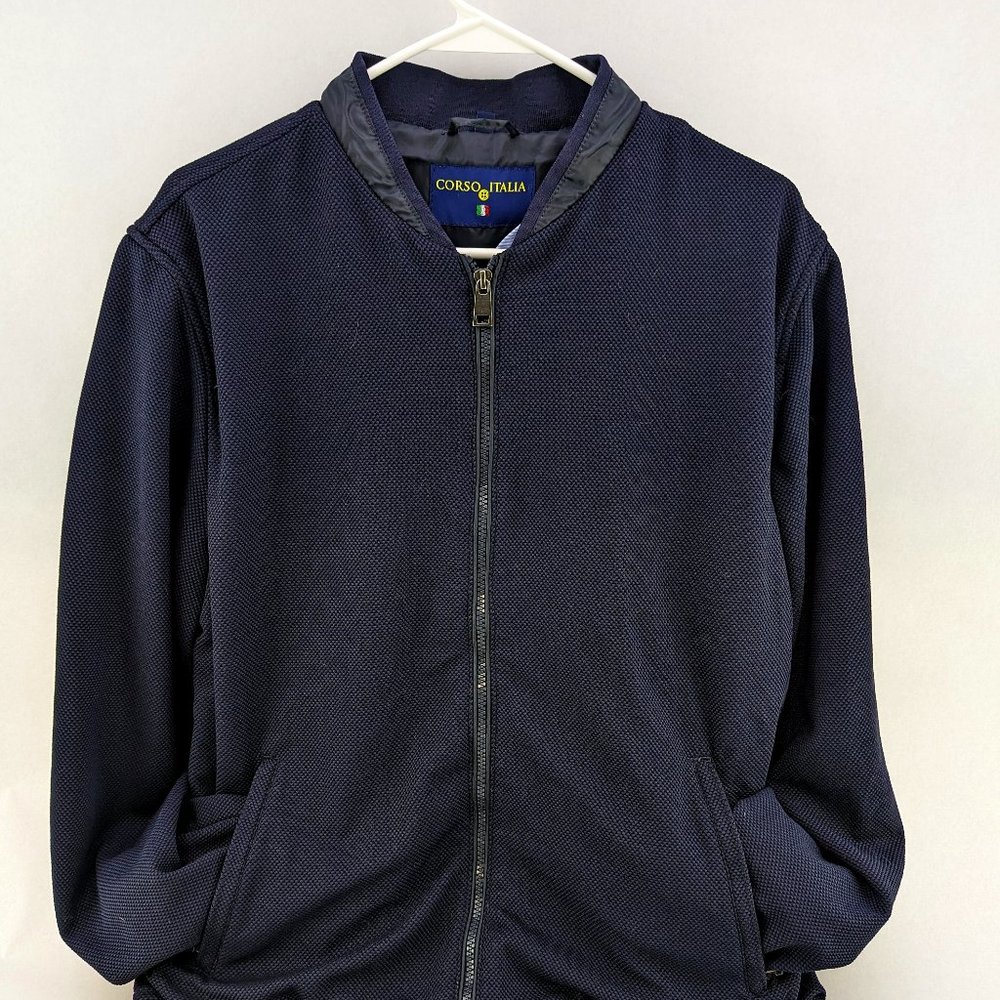 Corso Italia Honeycomb Bomber Jacket-XL